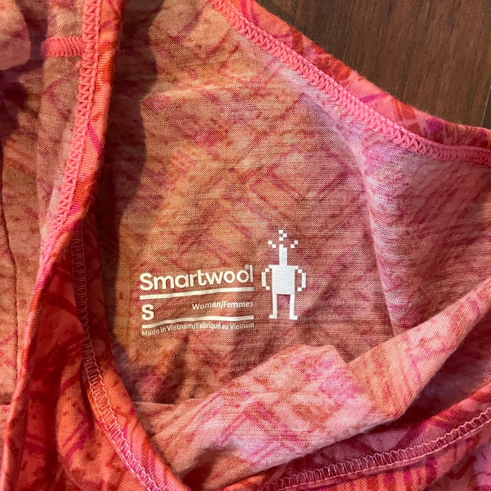 Smartwool Pattern Merino Open Back Tank Size S - image 3